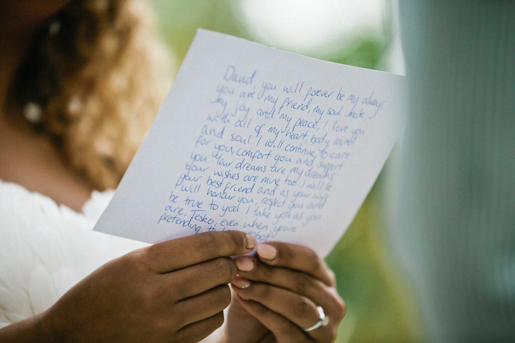 Writing your Wedding Vows