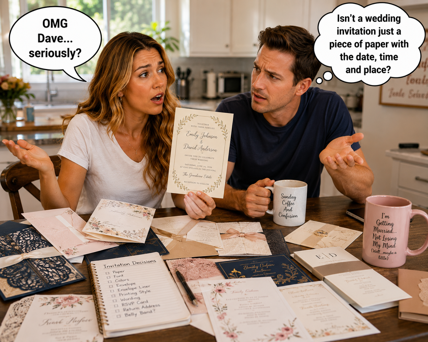 The Ring, The Stress and The Dress Part 6: The Invitation Mayhem