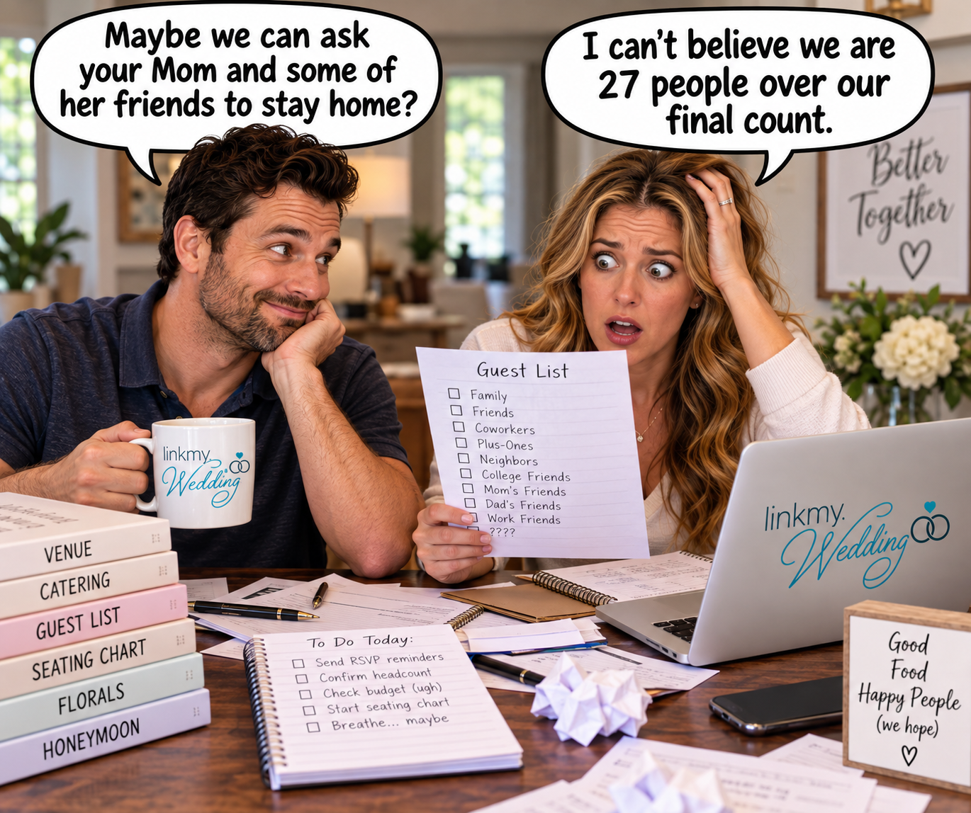 The Ring, The Stress and The Dress Part 8: The Guest List Strikes Back